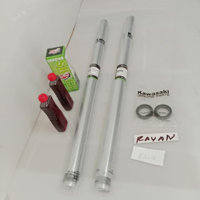 Shock depan KLX sil+oli sok depan KLX komplit