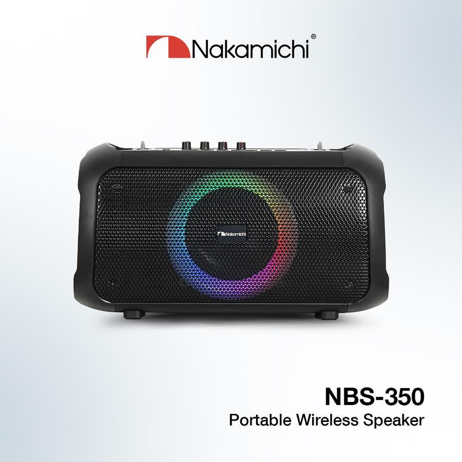 Nakamichi NBS-350 / NBS350 Portable Wireless Speaker Audio Bluetooth RGB