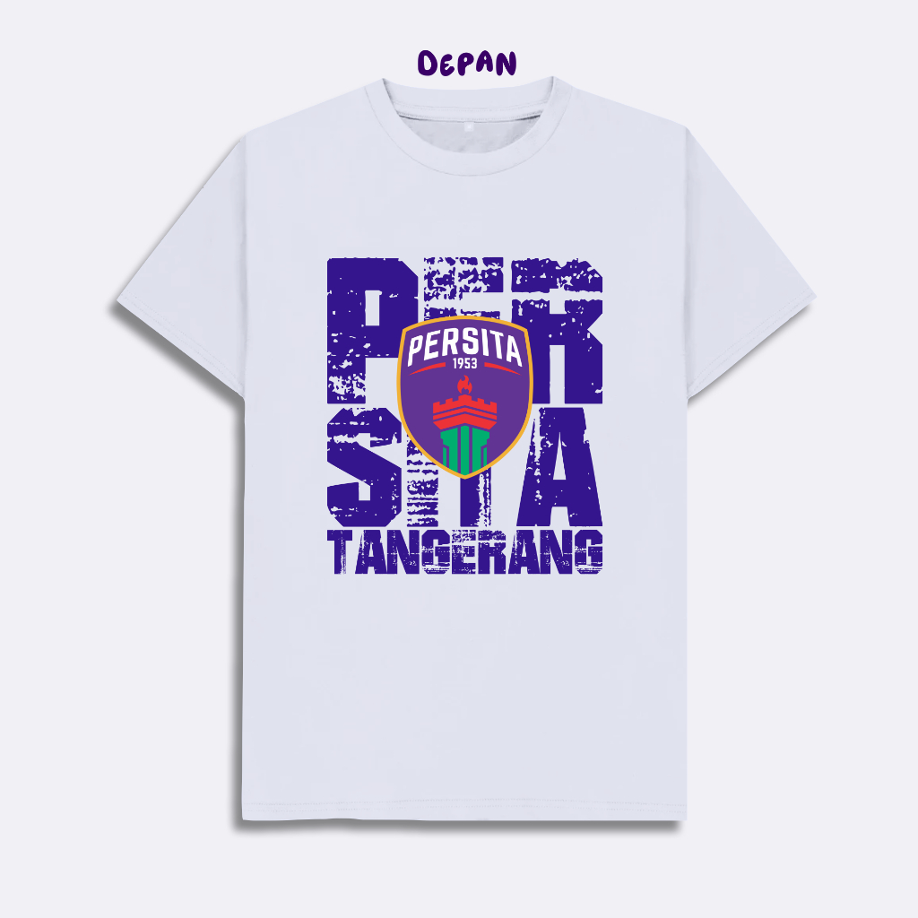 Kaos Persita Tangerang Logo Kaos Bola Baju Distro Pria Persita
