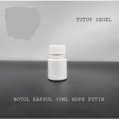 Botol Kapsul 30Ml Segel Botol Kapsul 30 ml Segel Botol Obat 30ml Segel