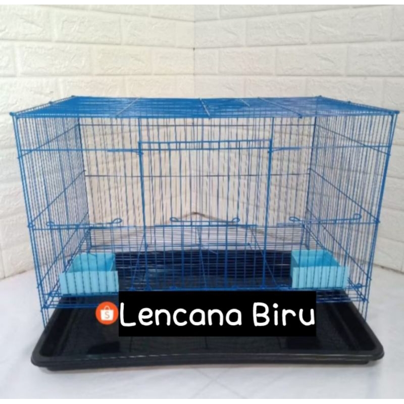 kandang Umbaran burung jumbo 60x40x42 cm / kandang besi lipat Termurah