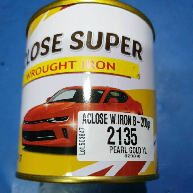 Cat Aclose Super 2135 Pearl Gold YL 200 gr ( warna emas)