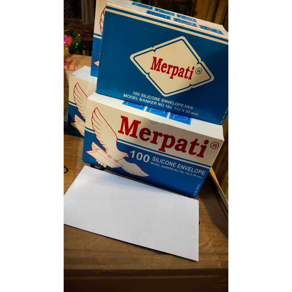 

Amplop 104 Merpati by Kiky - Amplop Polos Putih (152x90mm)*