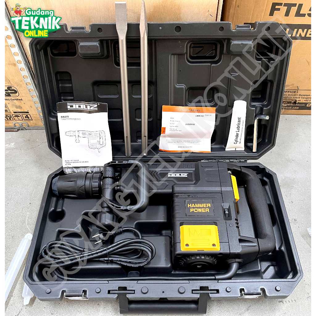 DOLIZ Demolition Hammer DOLIZ BA275 Bobok Tembok / Mesin Bor Bobok Beton Tembok Demolition Jack Hamm