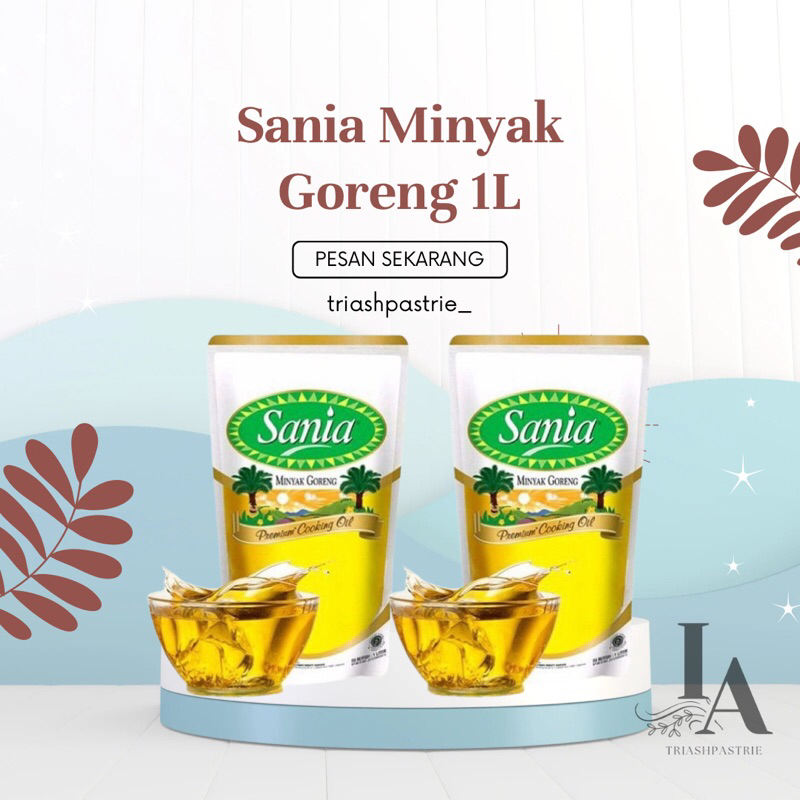 

Sania Minyak goreng 1L | minyak goreng kemasan 1l