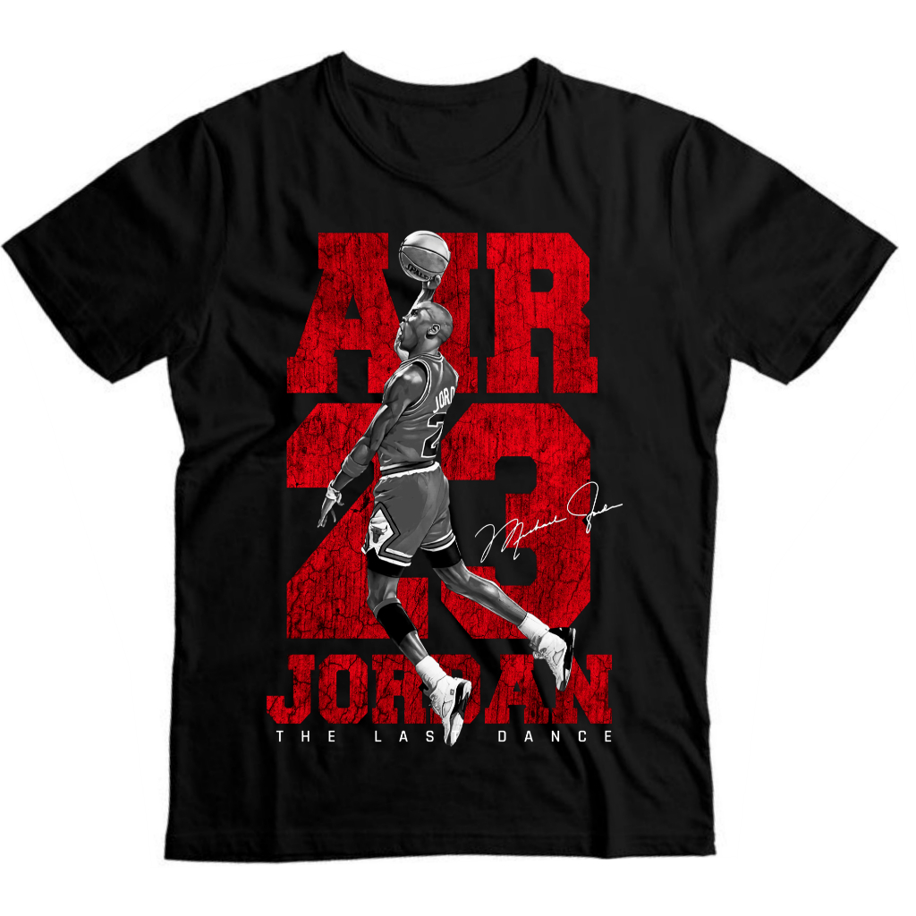 Sreg Tshirt | Michael Jordan Air 23 | kaos hitam kaos katun combet 24s