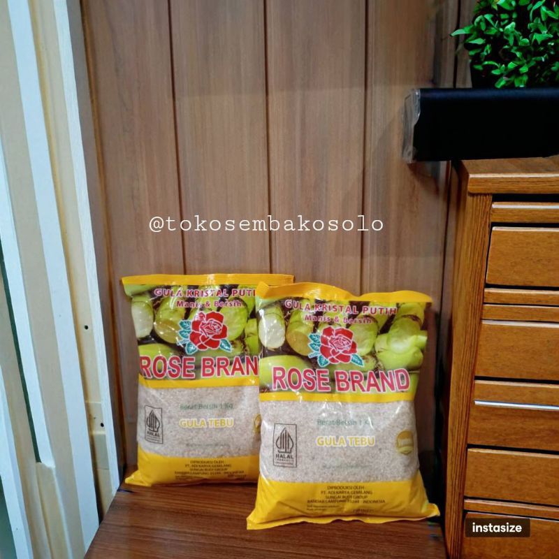 

Gula Pasir Rose Brand 1kg, Rose Brand Gila Kristal Putih Tebu 1kg