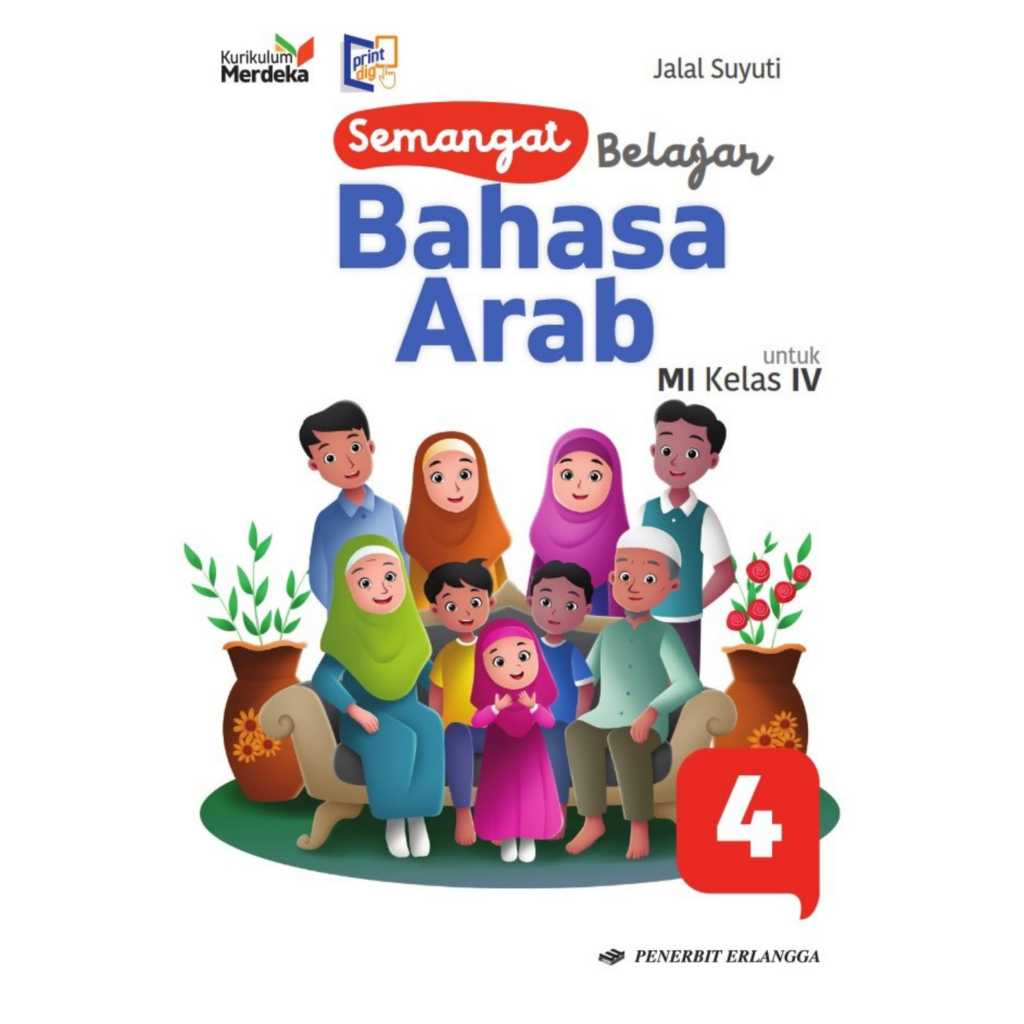 ORI Buku Bahasa Arab Kelas 4 SD/MI Kurikulum Merdeka Erlangga