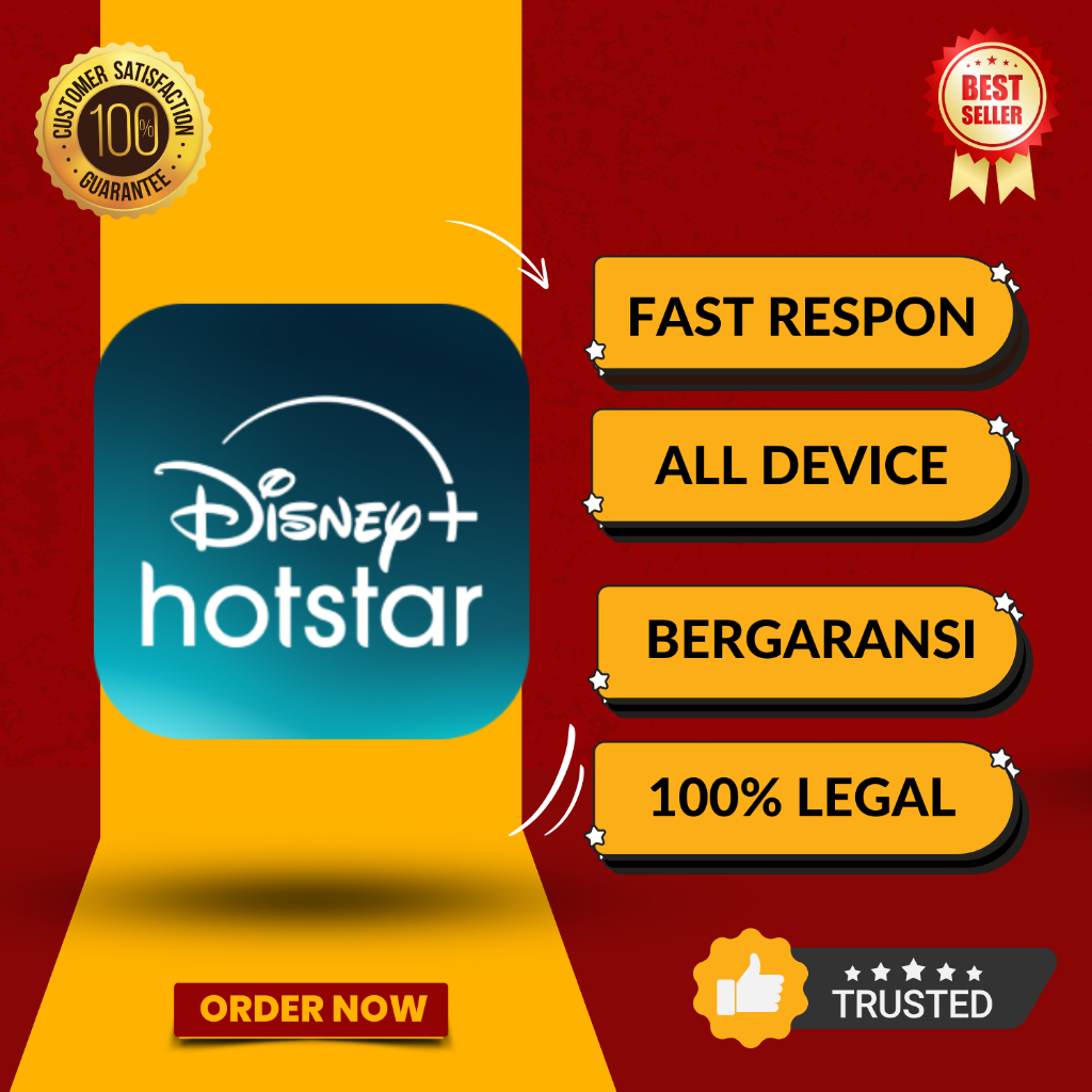 DISNEY HOTSTAR 1 TAHUN FULL GARANSI