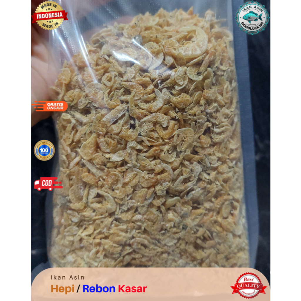 

Rebon Asin Kasar Super | Hepi Kasar | Udang Rebon
