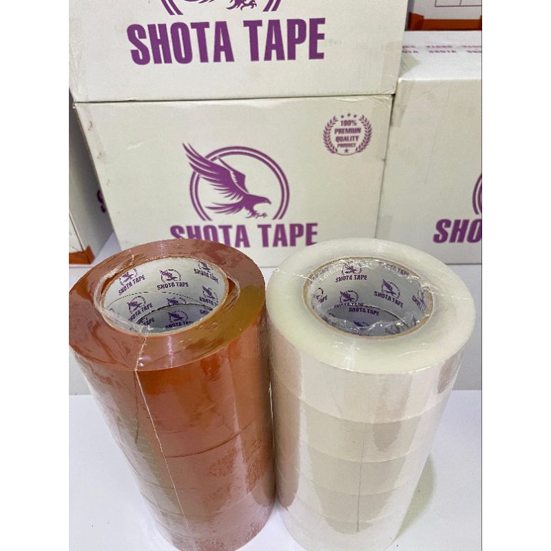 

Lakban Bening Coklat 45mm x 250 yard Super lenglet harga grosir