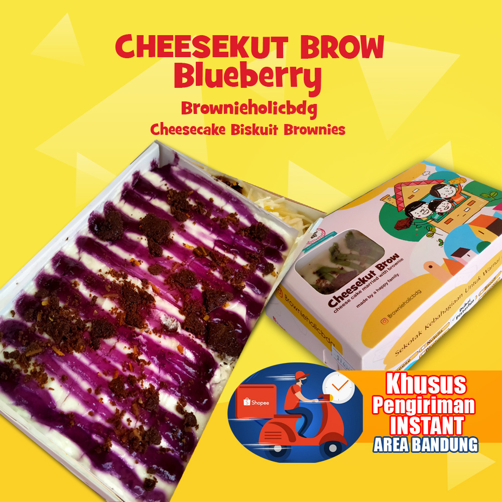 

Brownieholicbdg Cheesekut Brow Blueberry Cheesecake