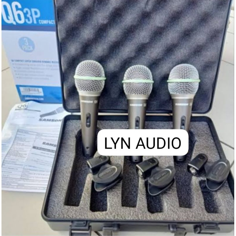 MIC KABEL SAMSON Q63P ISI 3 MIC SAMSON Q6 ISI 3 MIC
