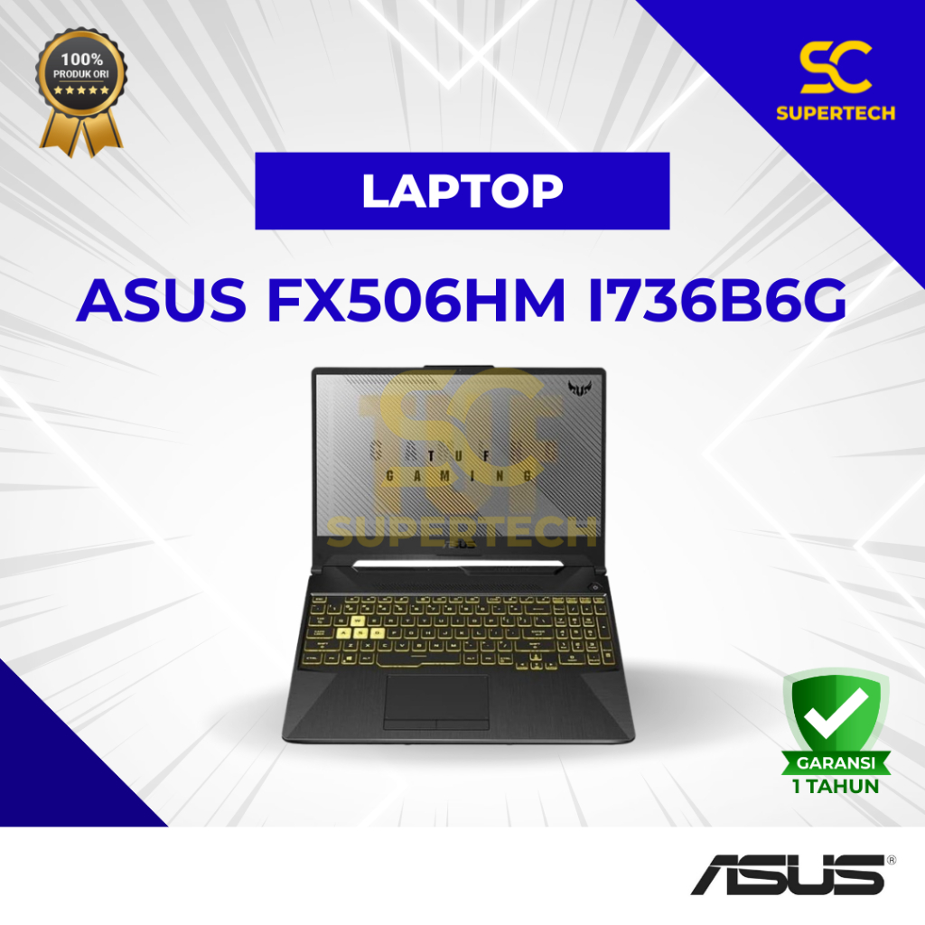 Asus TUF FX506HM I736B6G-O i7-11800H 8GB 512ssd RTX3060 W10 15.6