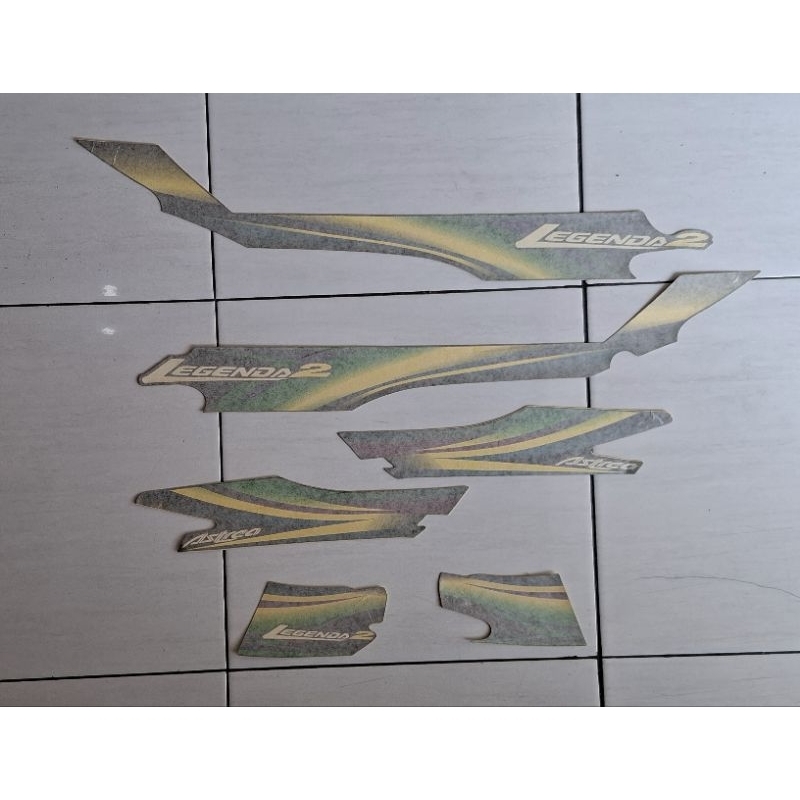 Sticker / Striping / Lis body motor Honda Legenda 2 2002 ORIGINAL/ASLI