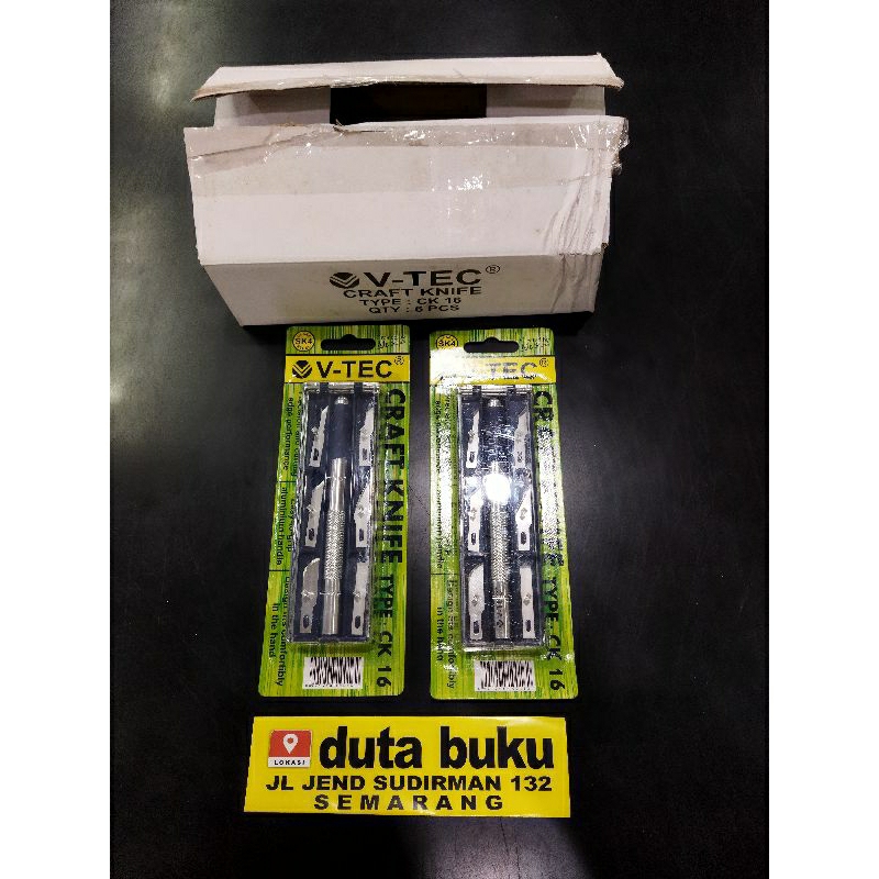 

Craft Knife / Pen Pisau Cutter Seni Ukir Kerajinan V-TEC CK 16