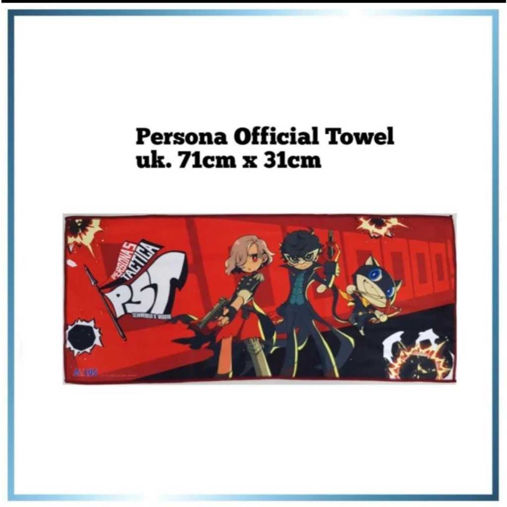 [PS4] Official Towel Persona 5 Tactica (Region 3 / English) Official Merchandise P5T Persona5 PS 4 P