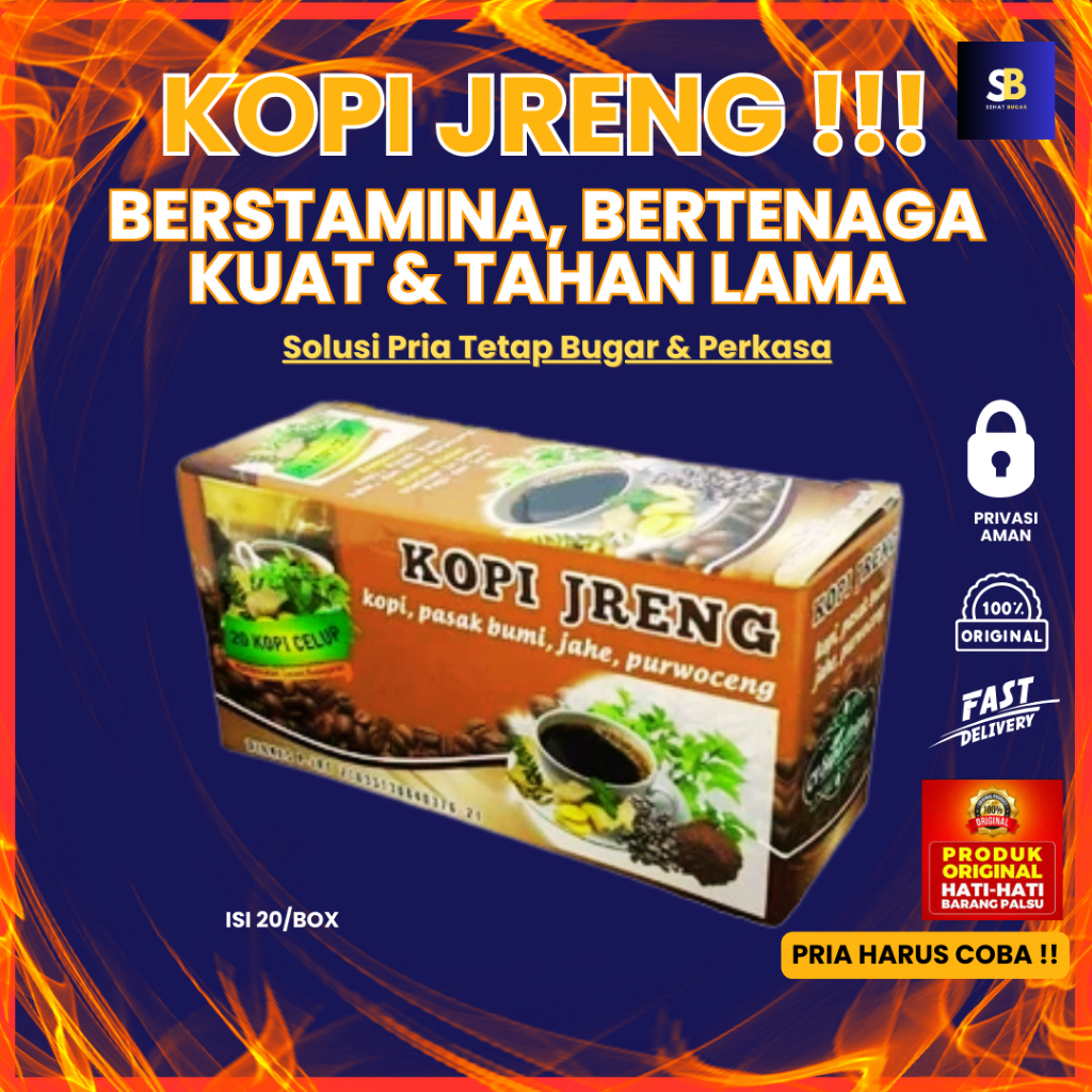 KOPI JRENG - KOPI STAMINA DIRANJANG MENGUATKAN OTOT PENIS ANTI EJAKULASI DINI MENINGKATKAN GAIRAH