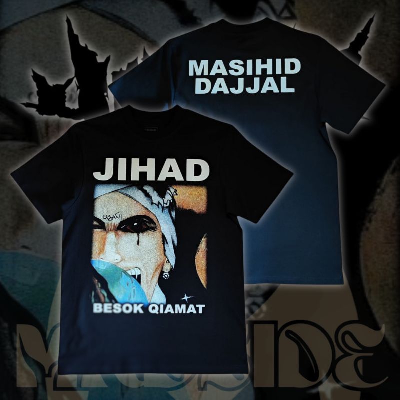 kaos original band death metal jihad besok qiamat