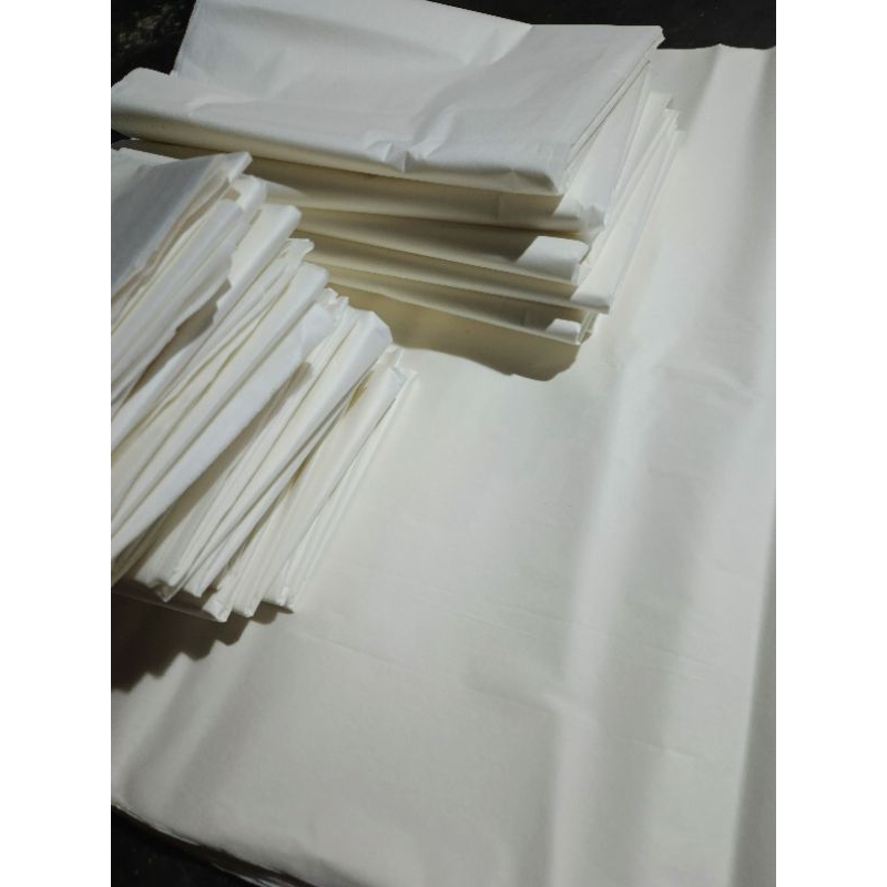 4pcs kertas telo/singkong/tisu asli sumbu