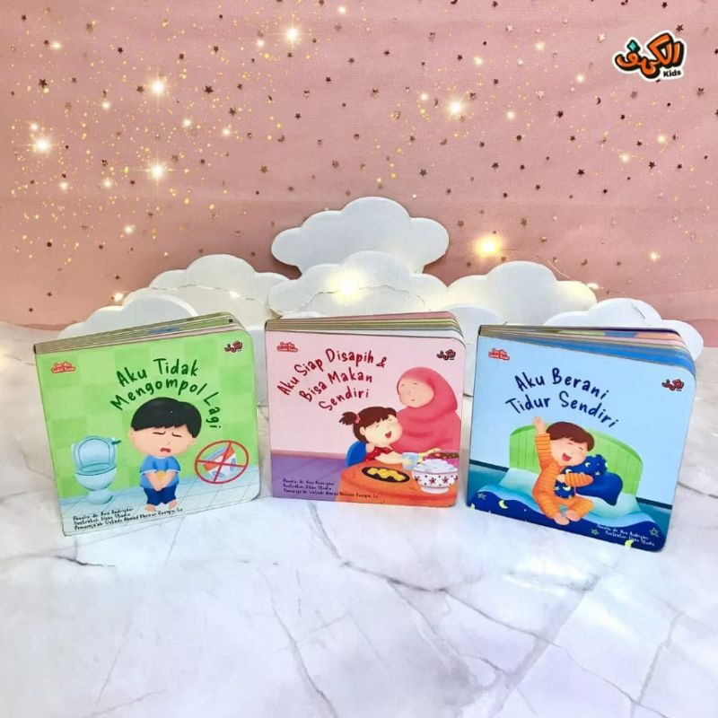 buku anak board book seri 3 buku aku sudah besar / aku berani tidur sendiri /aku siap disapih dan ma