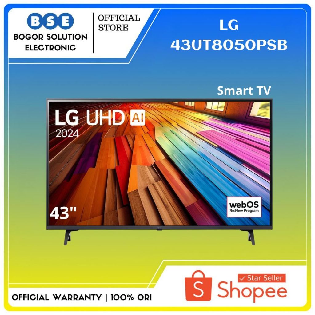 LED LG 43 Inch Smart TV UHD 4K LG 43UT8050 4K HDR 10 Pro LG 43UT80 LG 43UT8050PSB