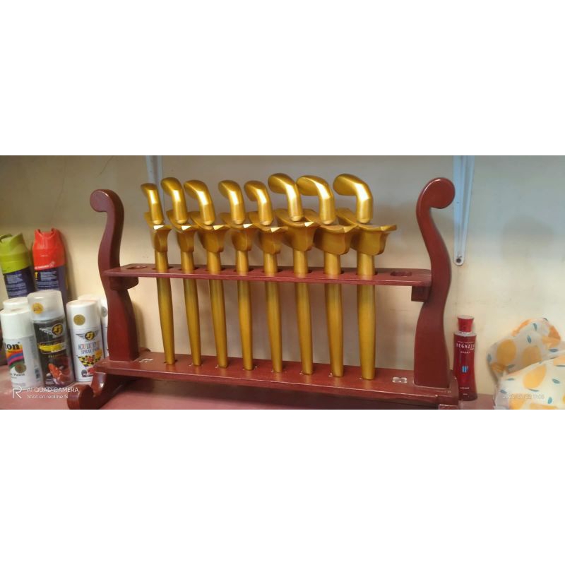 Keris pengantin adat bugis ready kayu, kuningan dewasa dan anak-anak