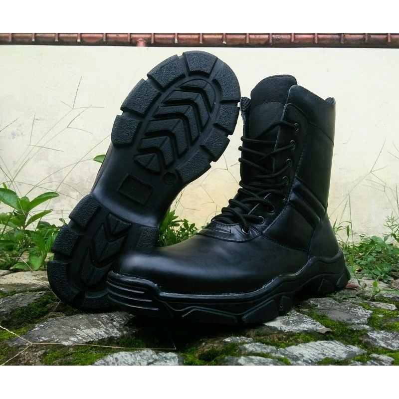 Sepatu Pdl Tni Polri Kulit Resleting Jatah Lama Terlaris