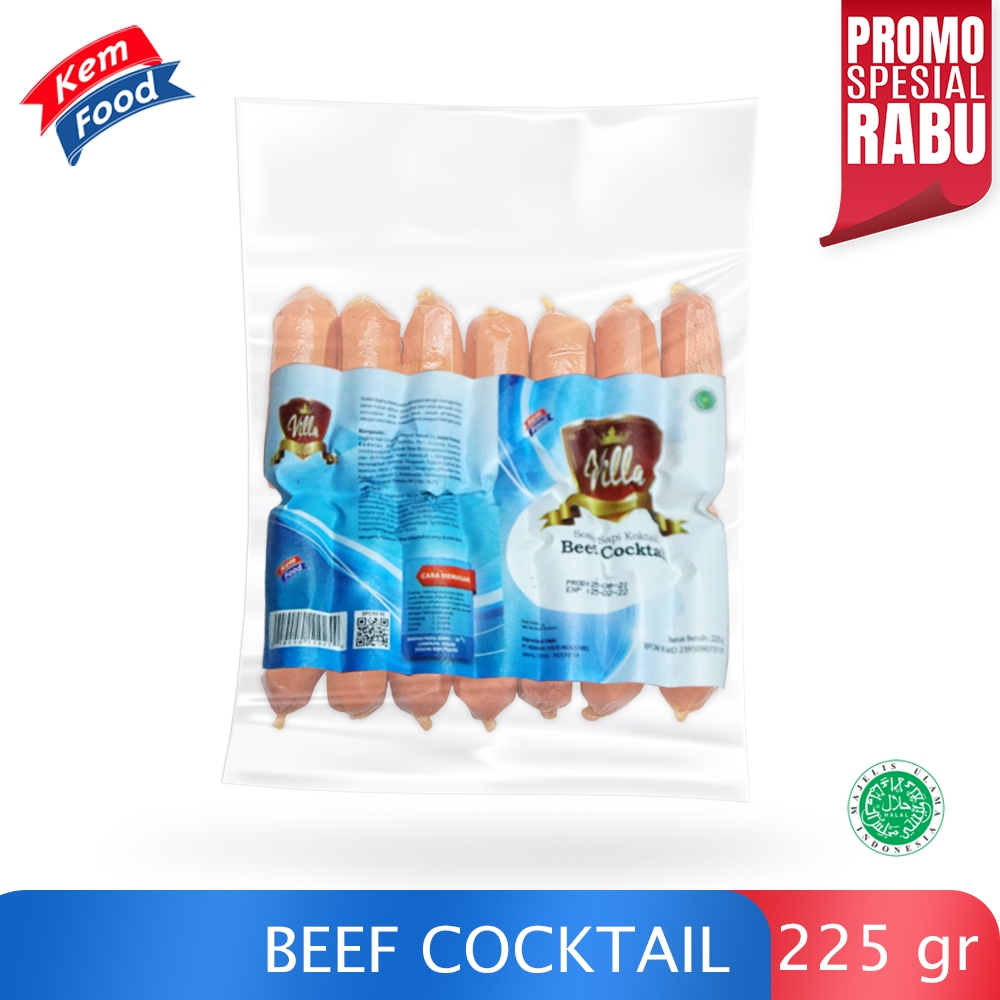

Villa Sosis Sapi - Beef Cocktail 225 gr [Promo Rabu]