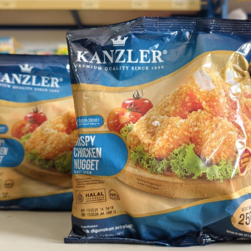 

Kanzler Nugget Ayam 250Gr / Chicken Nugget Crispy Kanzler / Nugget Kanzler