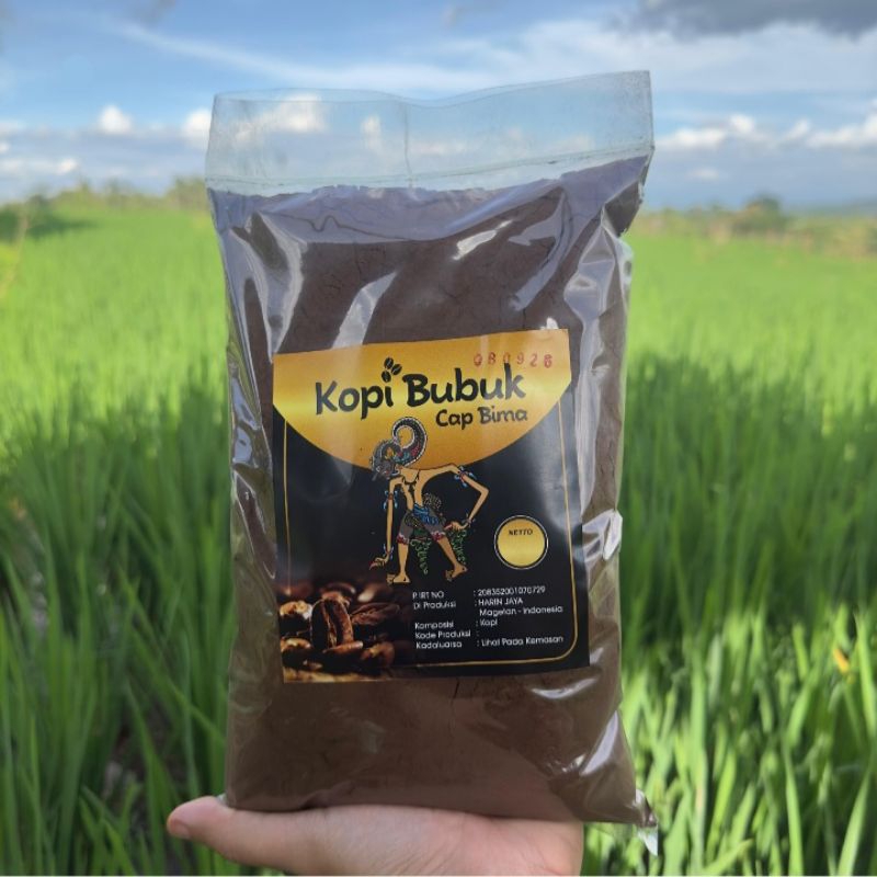 

Bubuk kopi hitam Asli 1 Kg kopi bubuk kualitas super