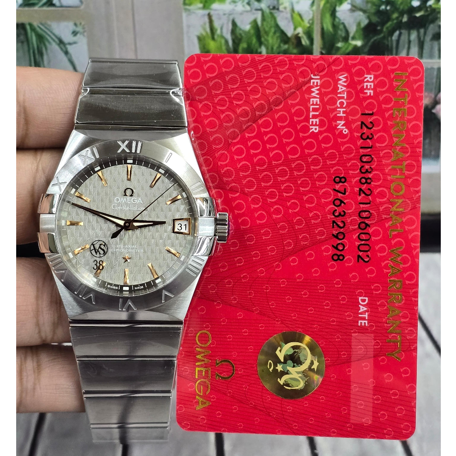 Jam tangan Elegan Pria Mesin Swiss Automatic Kaca safir 38mm