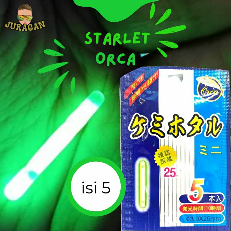 Starlet pancing Starlight Orca isi 5pcs