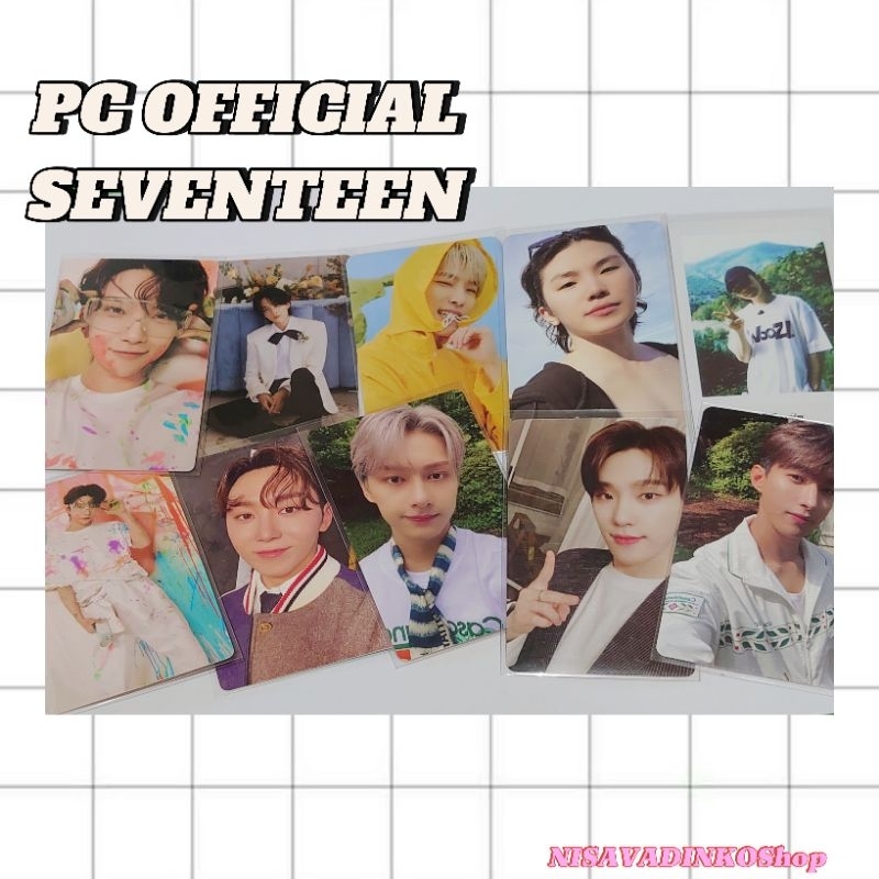[READY STOCK]  PC OFFCIAL SEVENTEEN | PHOTOCARD OFFICIAL SEVENTEEN | PC OF SEVENTEEN | PC SEVENTEEN 