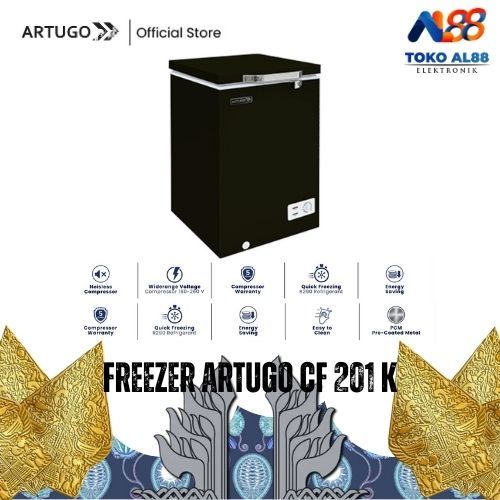 ARTUGO Chest Freezer 210L | CF 201 K / CF 201K / CF201K