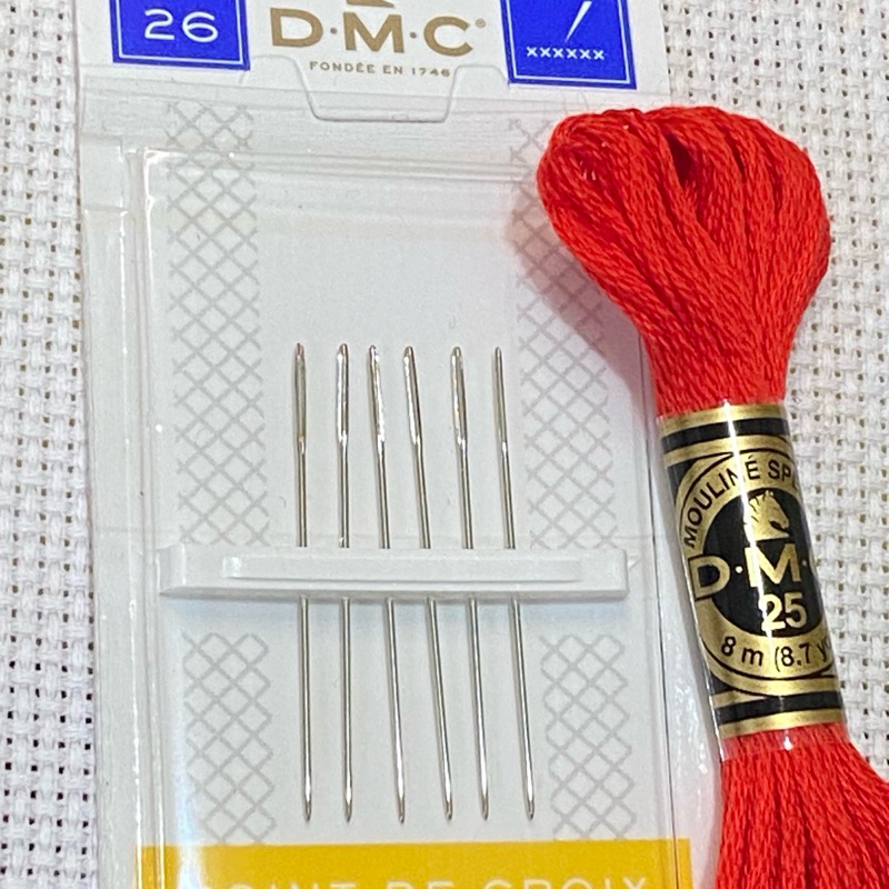 JARUM DMC, JARUM KRISTIK, JARUM CROSSSTITCH, DMC, DMC Needle, DMC 24, DMC 26, DMC 28