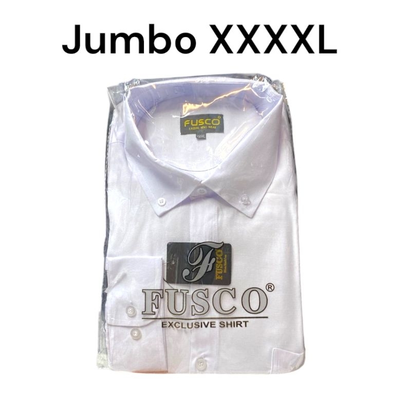 Kemeja Jumbo XXXXL✓Kemeja Polos Putih Jumbo✓Kemeja Pria Jumbo XXXXL✓Kemeja Putih XXXXL