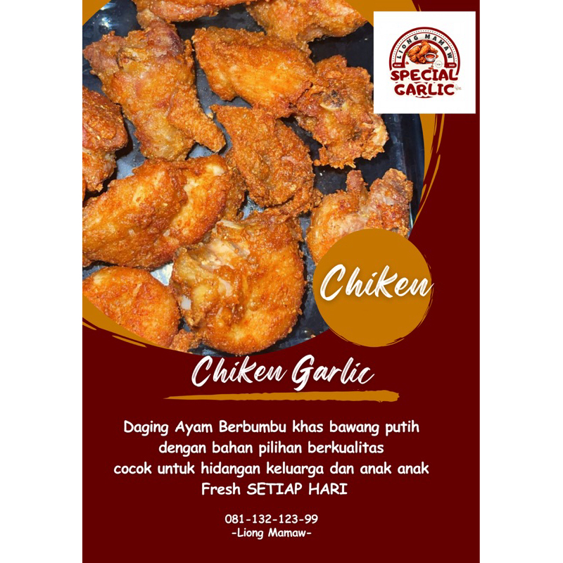 

chiken garlic Frozeen Liong Mamaw