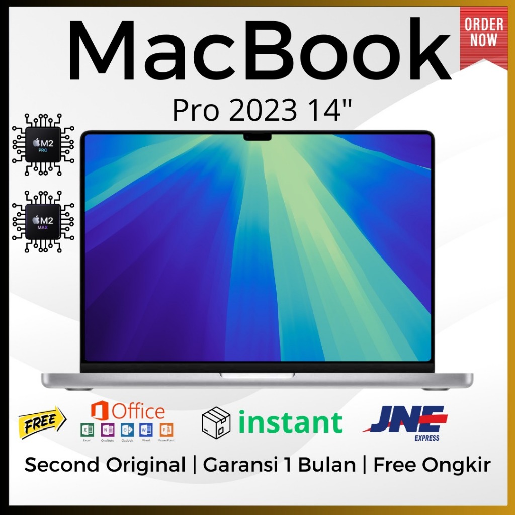 Macbook Pro M2 PRO 2023 14Inch Second Original