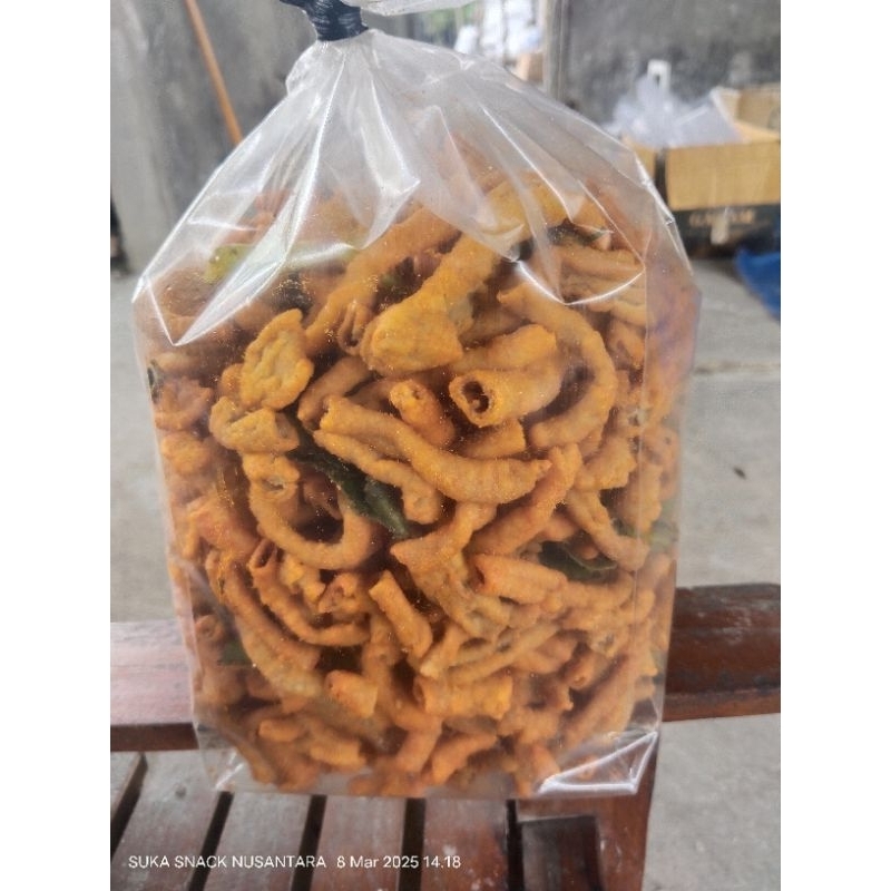 

kripik usus ayam pedas daun jeruk 1kg