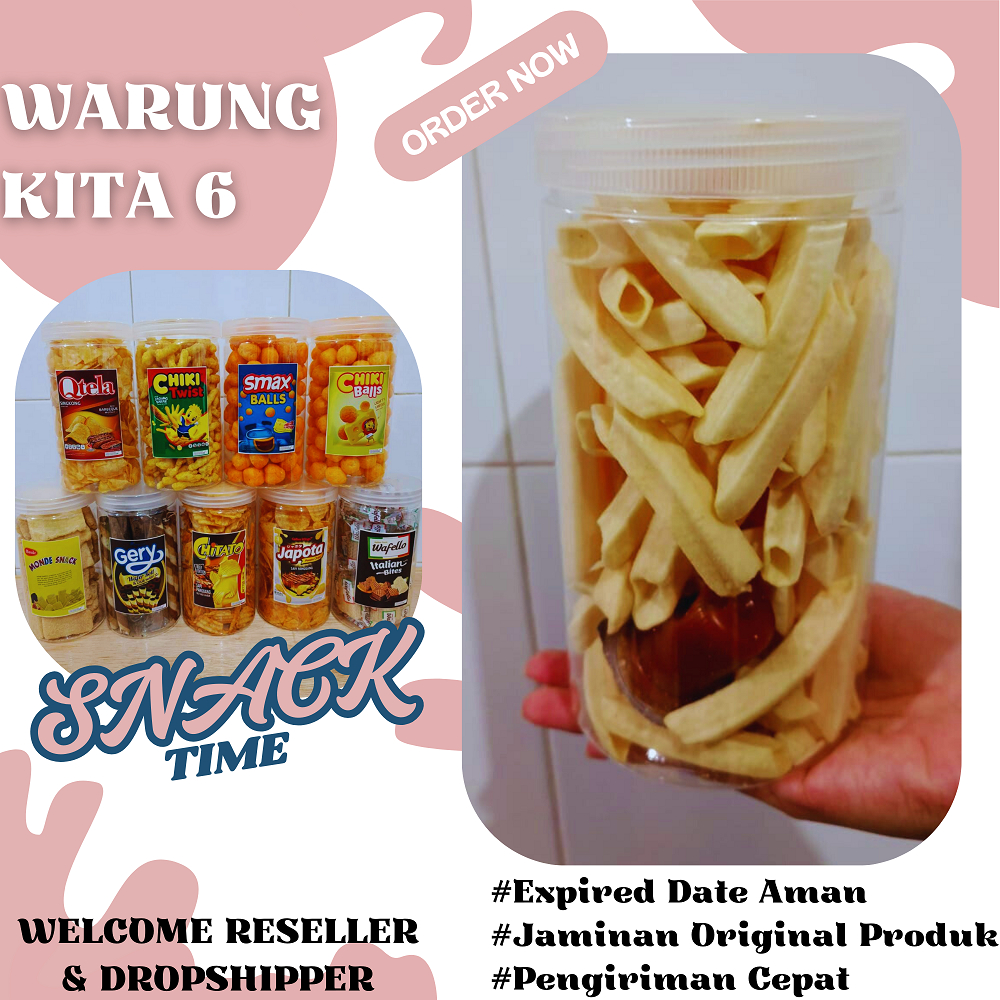 

WARUNGKITA6 - Termurah! Snack French Fries 2000 Repacking Toples 1000ml / 600ml
