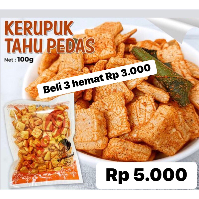 

Kerupuk Tahu Pedas