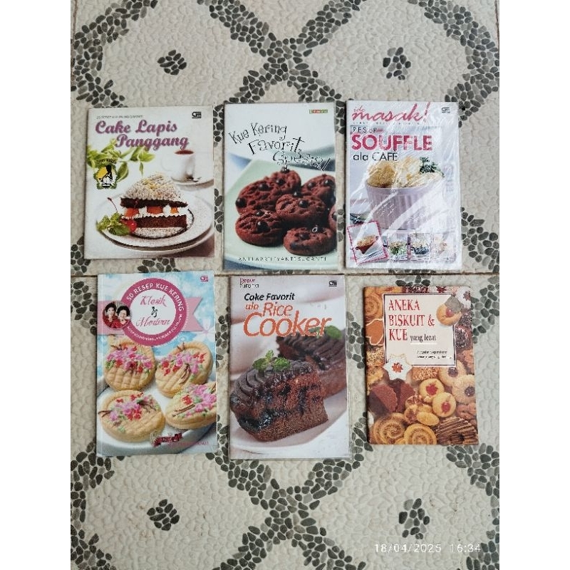 Buku Resep Masakan - Kue; CAKE LAPIS PANGGANG, KUE KERING FAVORIT SPESIAL, Resep SOUFFLE ala Cafe, 5