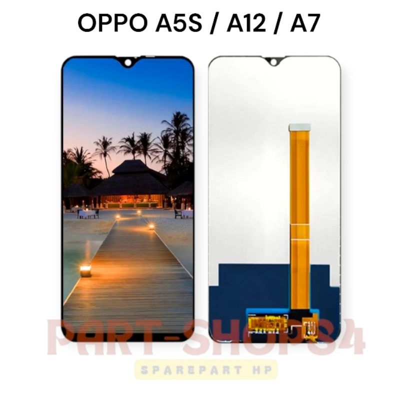 LCD LAYAR SENTUH OPPO A5S / OPPO A12 / OPPO A7 / REALME 3 ORIGINAL BRAND OG MEETO SUNSHINE