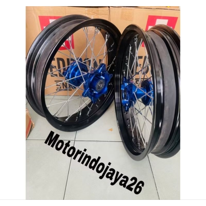 VELG SET SUPERMOTO CRF 150L EXPEDITION ORIGINAL SET TROMOL EXPEDITION FULL CNC