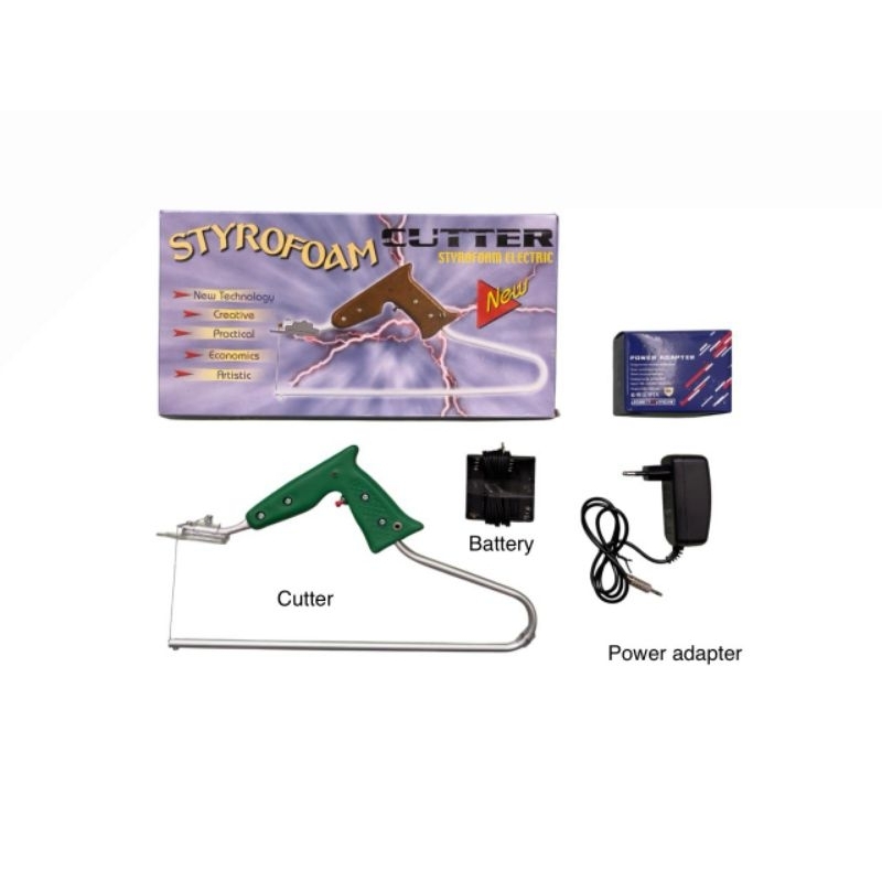

Pemotong Gabus Elektrik Styrofoam Cutter dan Adapter Adaptor