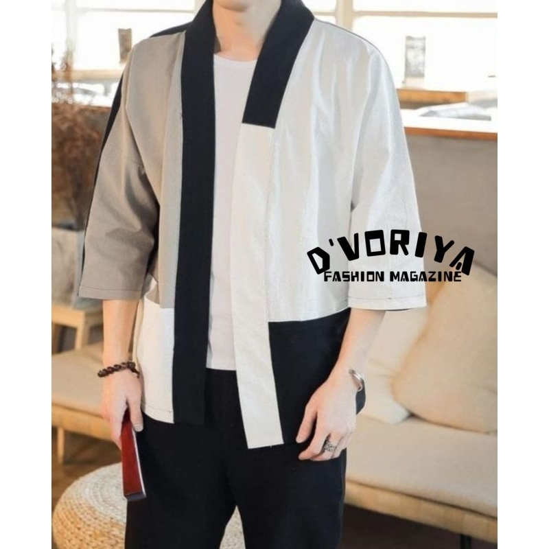 CARDIGAN OUTER KIMONO JEPANG PRIA WANITA COTTON