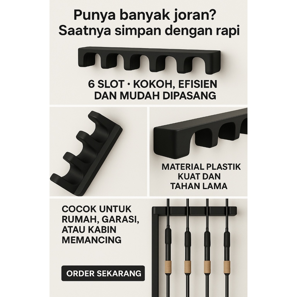 Rak Joran Pancing Berdiri Rak Joran Pancing Tegek Joran Casting Rak Joran Dinding