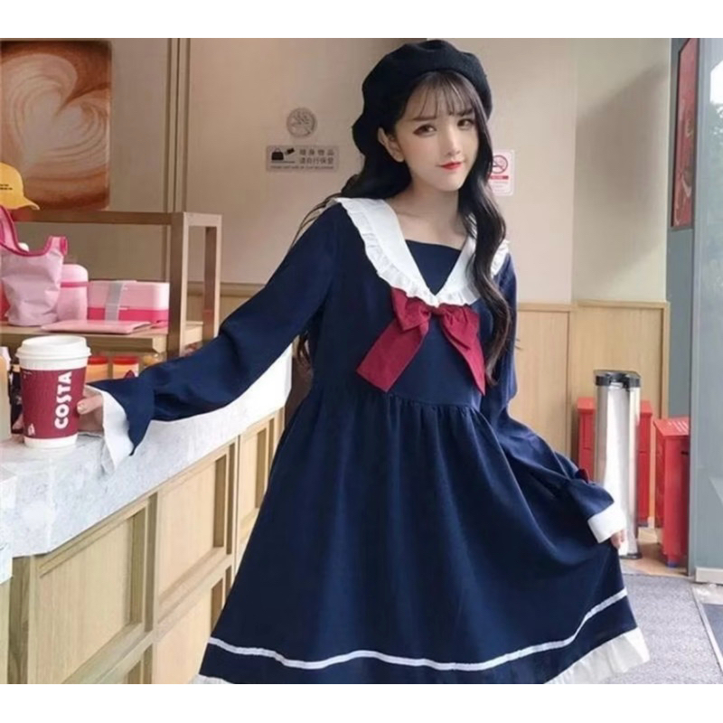 Costum cosplay seifuku/dress anime/drees jepang anime kekinian