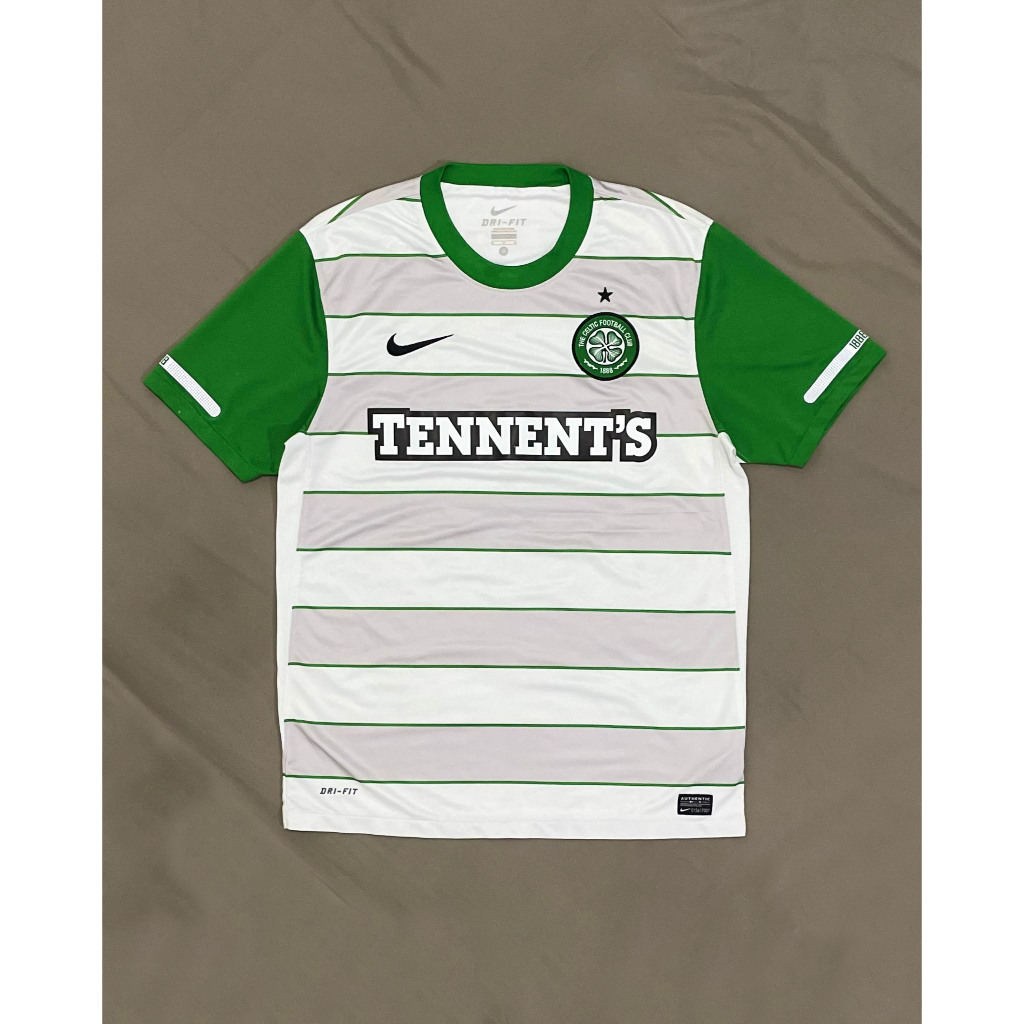 Original Nike Celtic FC Away Kit 2011 2012 Jersey Bola Vintage